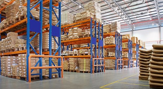 Selective Pallet Racking System Heavy Duty Steel Storage Racks For Warehouses
