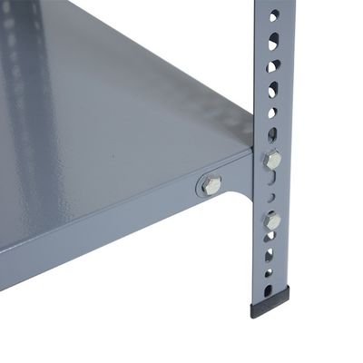 Adjustable Slotted Angle Iron Shelf ,  Light Duty Metal Shelving Racking