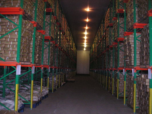 Stainless Steel Drive In Pallet Racking Space Saving Industrial Stacking Racks & Shelves