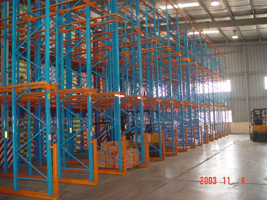 Stainless Steel Drive In Pallet Racking Space Saving Industrial Stacking Racks & Shelves