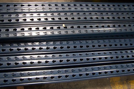 Custom Warehouse Storage Slotted Angle Steel Shelving  Light Duty Shelf