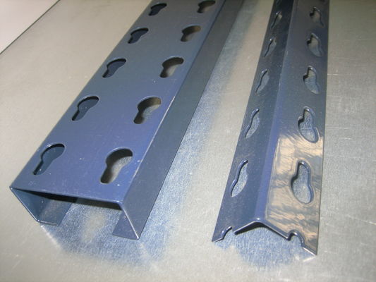 Custom Warehouse Storage Slotted Angle Steel Shelving  Light Duty Shelf