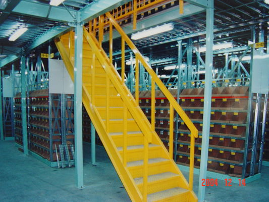 Multi Level Steel Mezzanine Floor Platform Rack For Warehouse Storage
