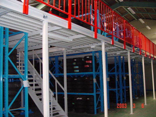 Large Storage Capacity Mezzanine Floor Racking System For Industrial Storage