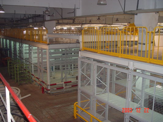 Large Storage Capacity Mezzanine Floor Racking System For Industrial Storage