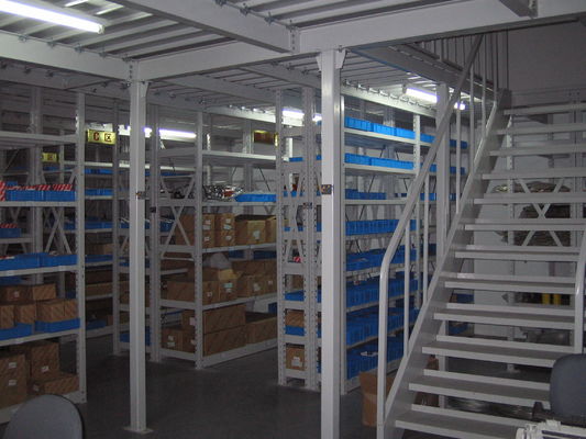 Smooth Surface Mezzanine Platform Racking Systems For Industrial Storage