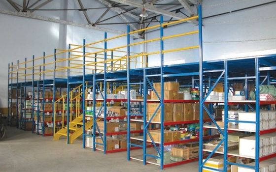 Compound Structural High Levels Storage warehouse steel platform Rack Mezzanine