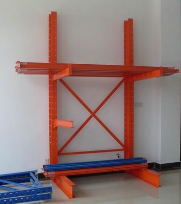 Customized Steel Storage Systems Cantilever Rack Double Sided Cantilever Rack For Industrial