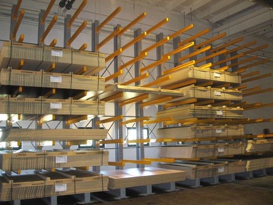 ISO9001 Industrial Cantilever Racks Customized Double Sided Cantilever Racking