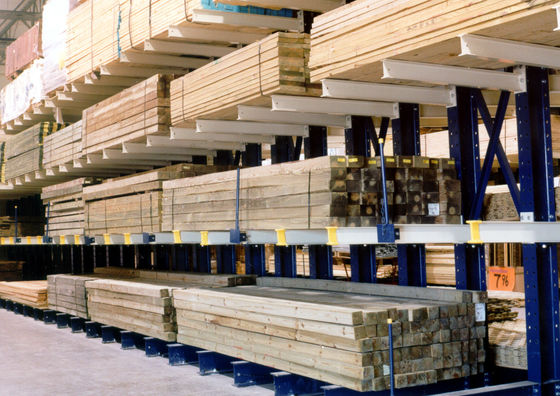 Customized Double Side Heavy Duty Cantilever Steel Storage Racks For Warehouse