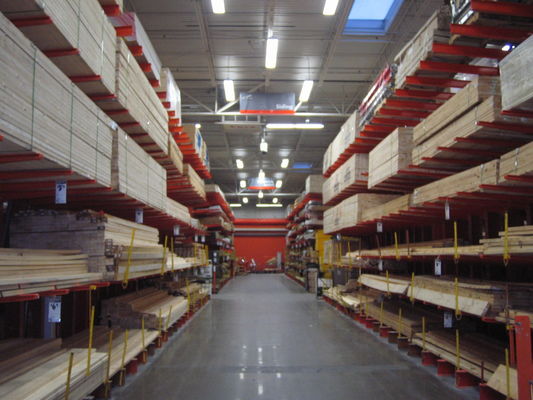 Customized Steel Storage Systems Cantilever Rack Double Sided Cantilever Rack For Industrial