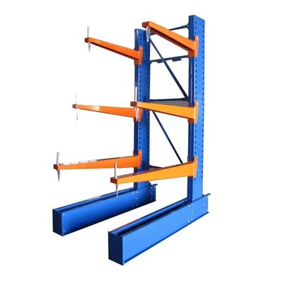 Indoor / Outdoor Adjustable Cantilever Racking Single Sided Cantilever Racking Heavy Duty