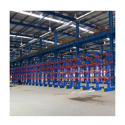 Steel Pipe Warehouse Storage Rack Q235B Steel Heavy Duty Cantilever Racking System