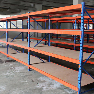 Adjustable Boltless Steel Shelving , Warehouse Storage Heavy Duty Metal Shelving