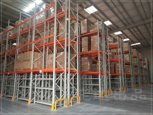 Heavy Duty Warehouse Storage Racking Metal Shelving / Steel Pallet Rack