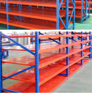 Adjustable Boltless Steel Shelving , Warehouse Storage Heavy Duty Metal Shelving