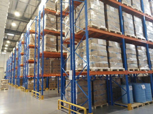 Warehouse Heavy Duty Storage Pallet Rack Simple Structure Customized