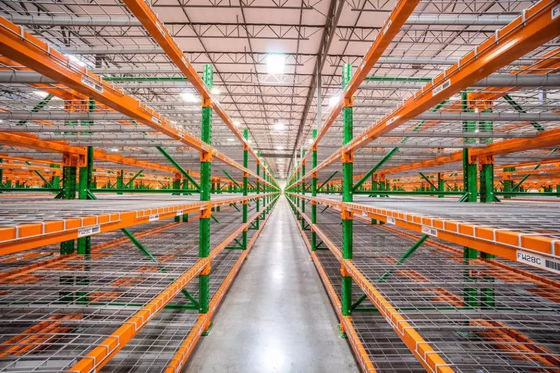 Warehouse Heavy Duty Storage Pallet Rack Simple Structure Customized