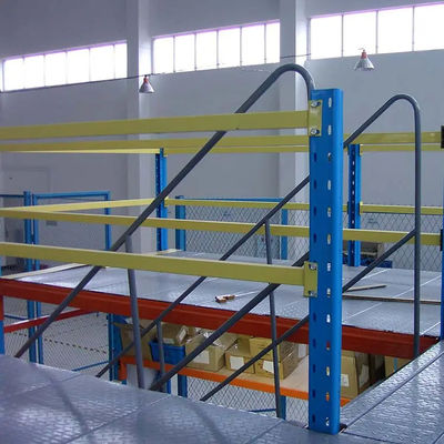 Economical Structural Steel Mezzanine Floor , Warehouse Metal Mezzanine Flooring