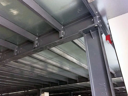 Customized Industrial Steel Platform Racking With Stairs Handrails