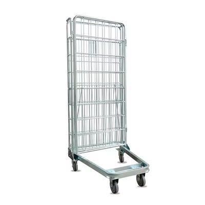 Metal Warehouse Storage Container Nesting Security Roll Container Trolley Cage