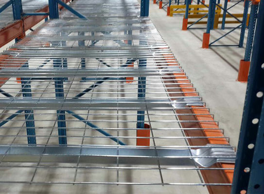 Pallet Rack Load Capacity Storage Galvanized Iron Wire Mesh Decking