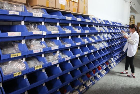 Heavy Duty Industrial Large Warehouse Stackable Plastic Storage Bins For Fastener Bolts Storage