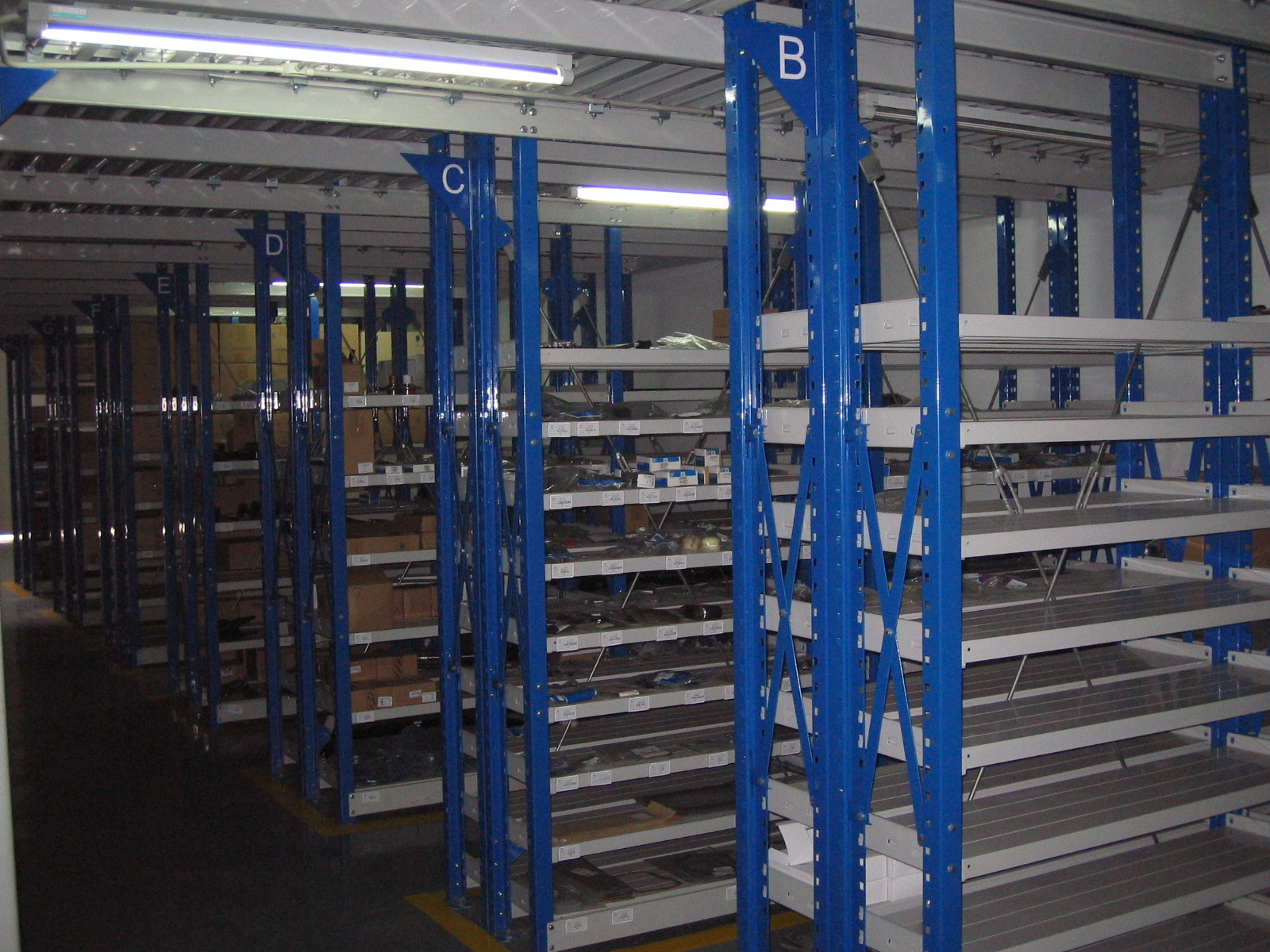 Smooth Surface Mezzanine Platform Racking Systems For Industrial Storage