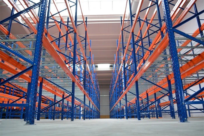 USA Type Warehouse Steel Pallet Rack 3000IBS 4000Ibs Teardrop Style Pallet Racking