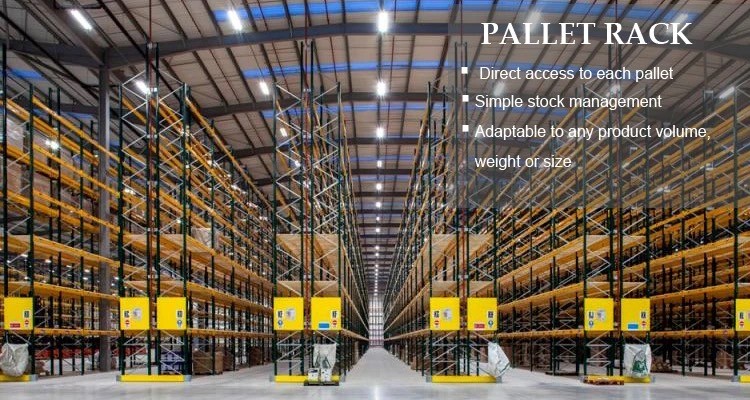 Industrial Pallet Shelves Heavy Duty Adjustable Pallet Racking System RMI/AS4084 Certified