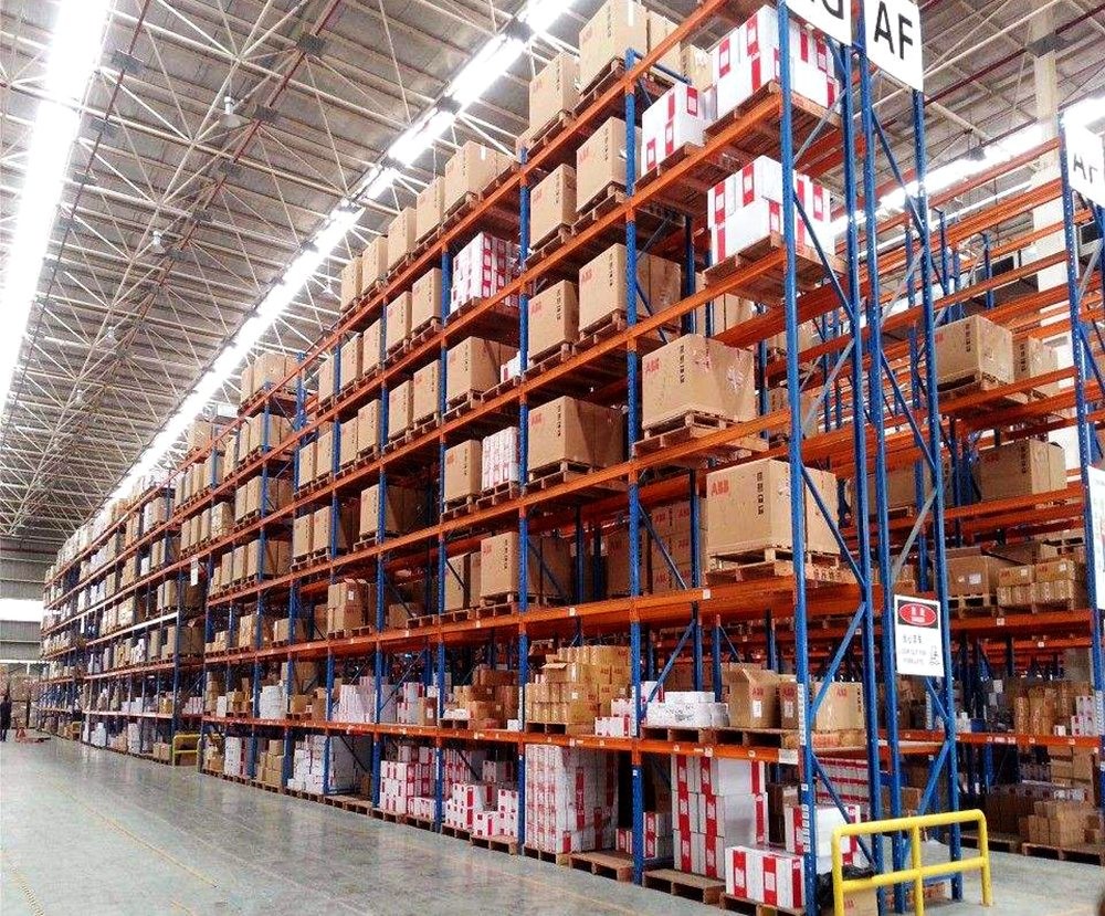 Heavy Duty Warehouse Storage Racking Metal Shelving / Steel Pallet Rack