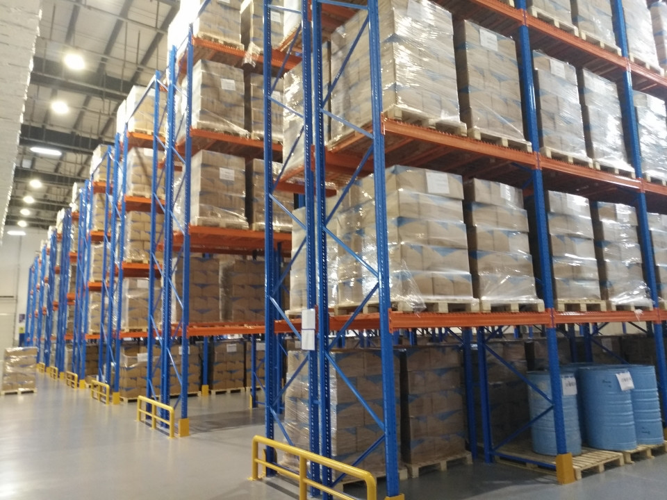 Warehouse Heavy Duty Storage Pallet Rack Simple Structure Customized