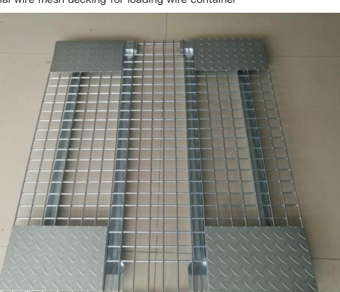Wire Mesh Tray Practical Heavy Duty Pallet Rack Wire Mesh Decking For Shelving