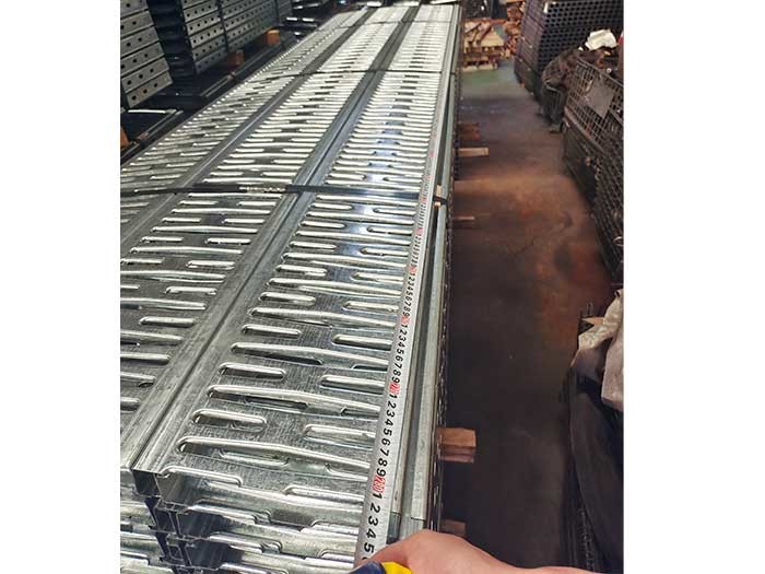 Warehouse Storage Open Steel Grating Plank For Platform / Mezzanine Construction