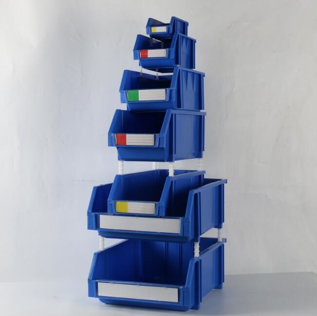 Heavy-Duty Large Rectangular Storage Box Stackable Multifunctional Eco-Friendly PP & PC Injection  10kg Load